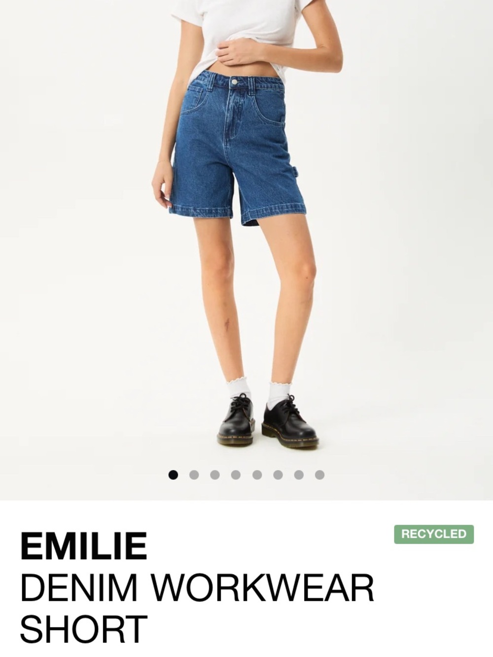 Afends Emilie Denim Shorts - Size 28